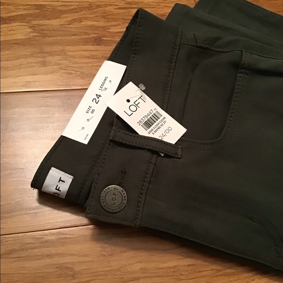 LOFT 5 Pocket Sateen Cargo Leggings - Picture 5 of 6